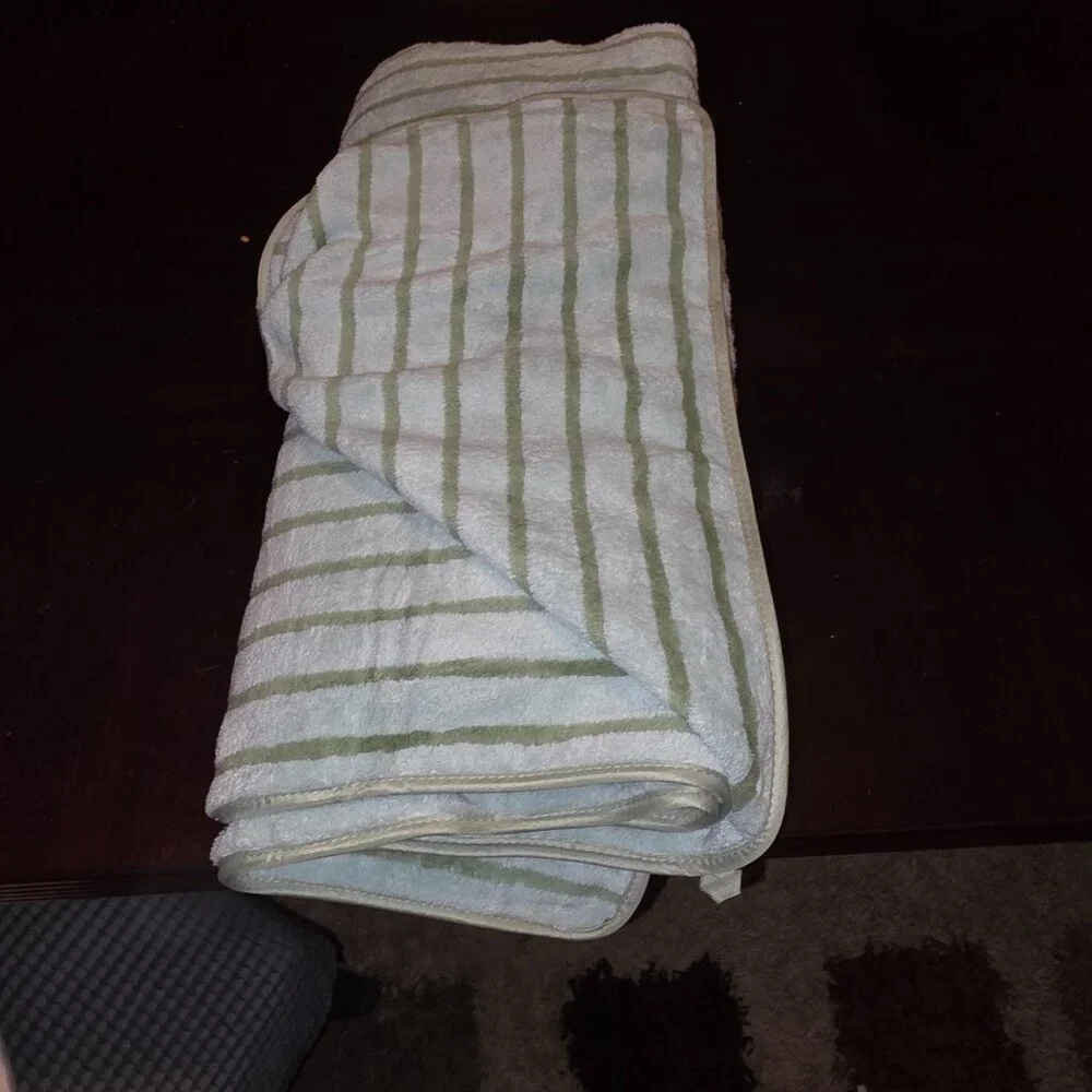 Oversized Beach Bath Towel Bicolor Stripe Large Jumbo Sheet Soft Spa